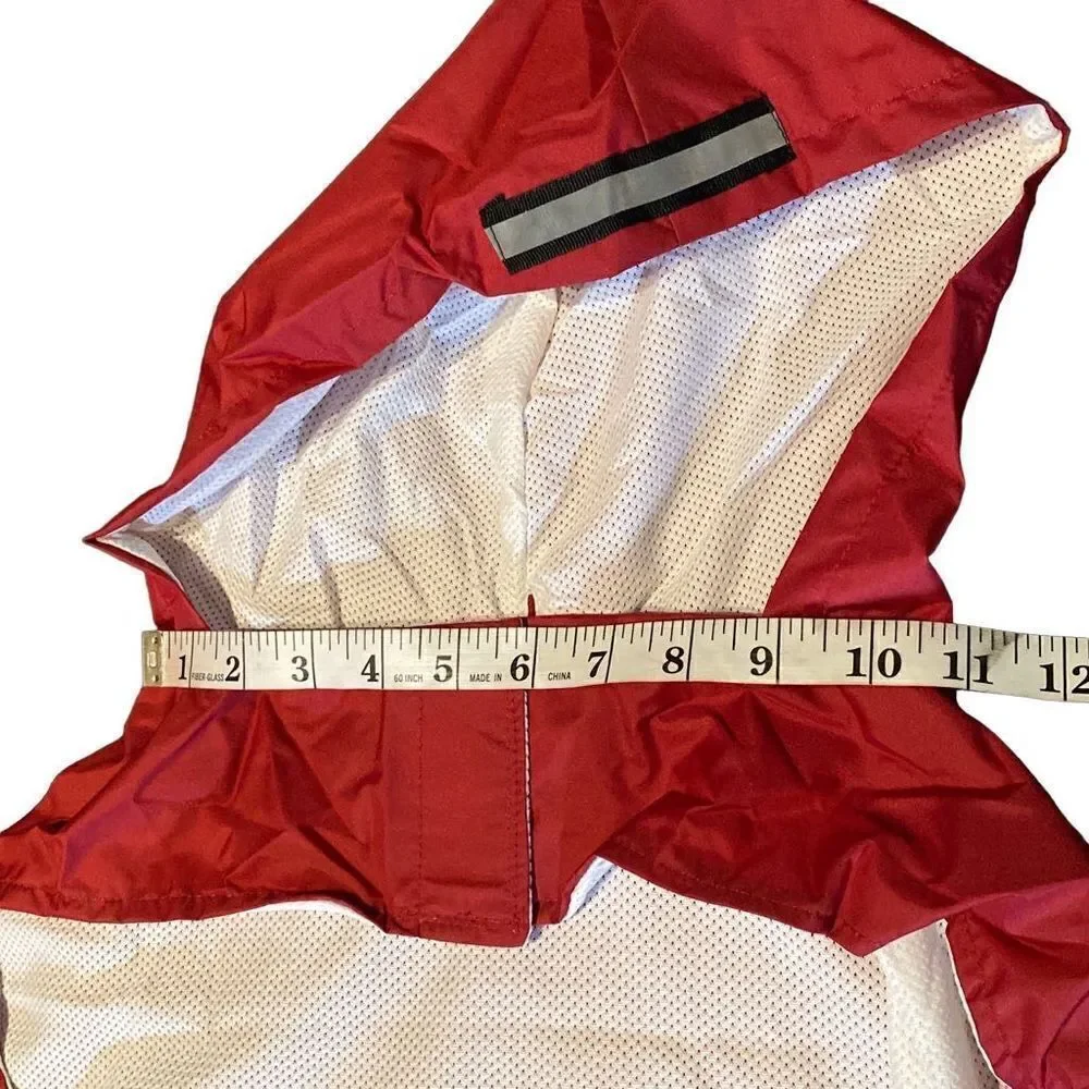 Reflective Large Dog Coat with Back Pocket and Hood NEW
